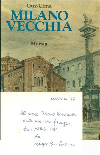 Milano vecchia - Otto Cima - copertina