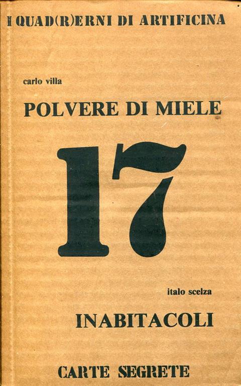 Polvere di Miele - Carlo Villa - copertina