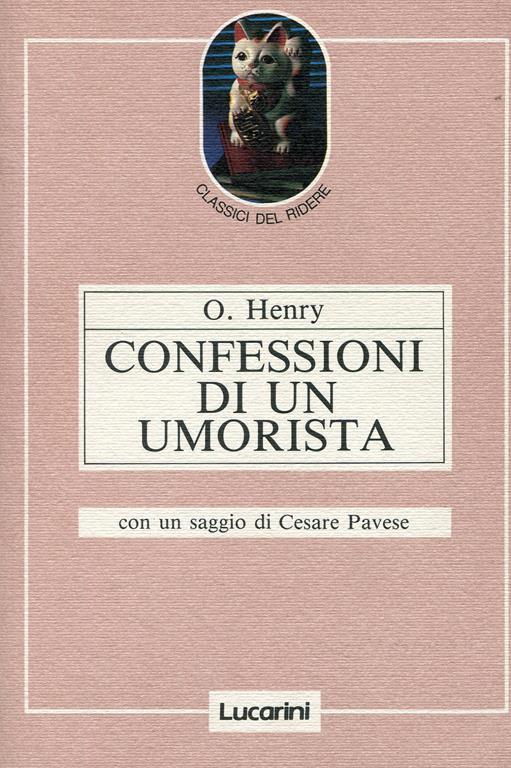 Confessioni di un umorista - O. Henry - copertina