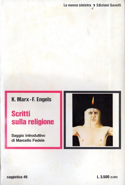 Scritti sulla religione - Karl Marx - copertina