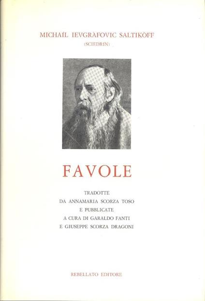 Favole - Michail Ievgrafovic Saltikoff - copertina