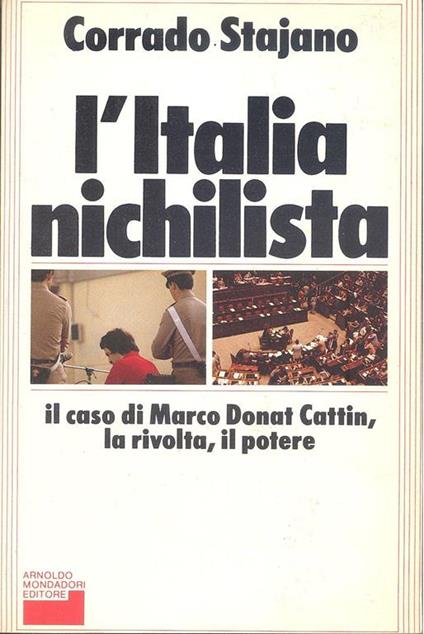 L' Italia nichilista - Corrado Stajano - copertina