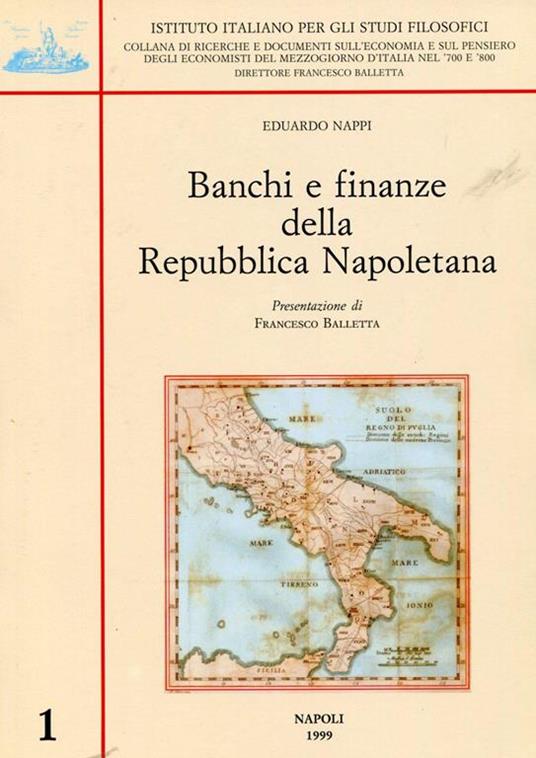 Banchi e finanze della Repubblica Napoletana - Eduardo Nappi - copertina