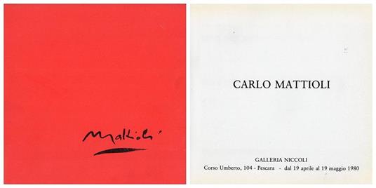 Carlo Mattioli - Carlo Mattioli - copertina