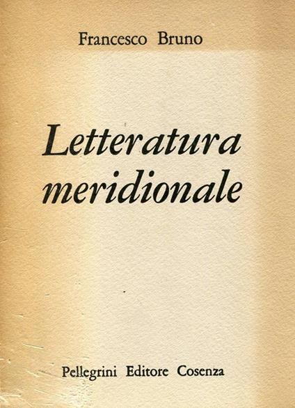 Letteratura meridionale - Francesco Bruno - copertina