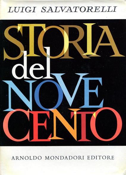 Storia del Novecento - Luigi Salvatorelli - copertina