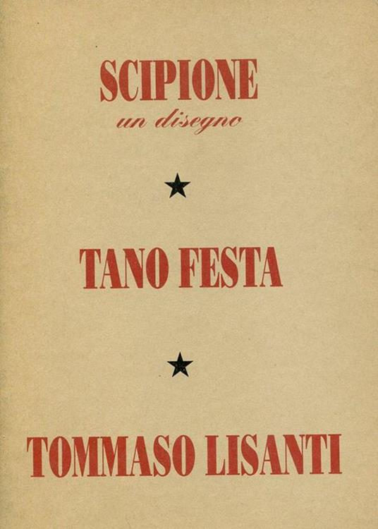 Scipione (un disegno) - Tano festa - Tommaso Lisanti - Festa Scipione - copertina