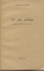 Di alte colonne - Angelo Manuali - copertina