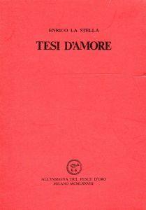 Tesi d'amore - Enrico La Stella - copertina