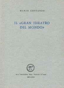 Il Gran Theatro del mondo - Mario Costanzo - copertina