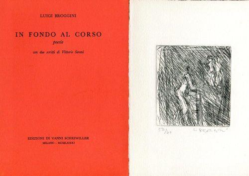 In fondo al corso. Poesie - Luigi Broggini - copertina