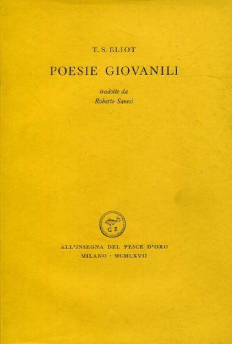 Poesie giovanili - Thomas Stearns Eliot - copertina