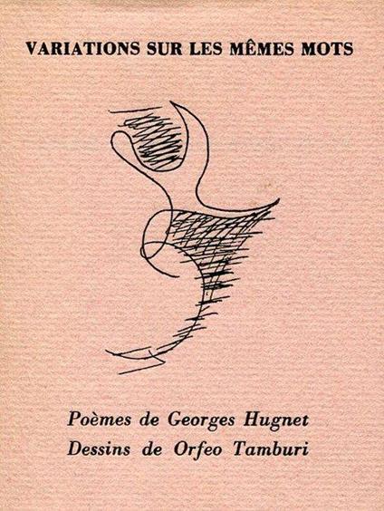 Variations sur les memes mots - Georges Hugnet - copertina