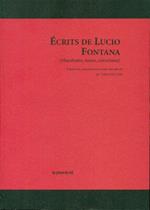 Ecrits de Lucio Fontana