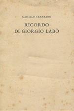 Ricordo di Giorgio Labò