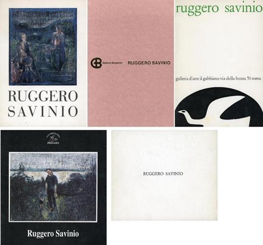 Ruggero Savinio Opere recenti, mostra 1995 - Ruggero Savinio - copertina