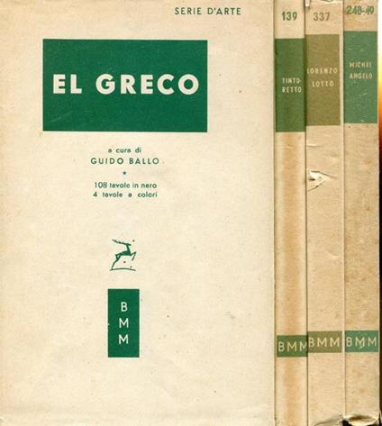 El Greco - Guido Ballo - copertina