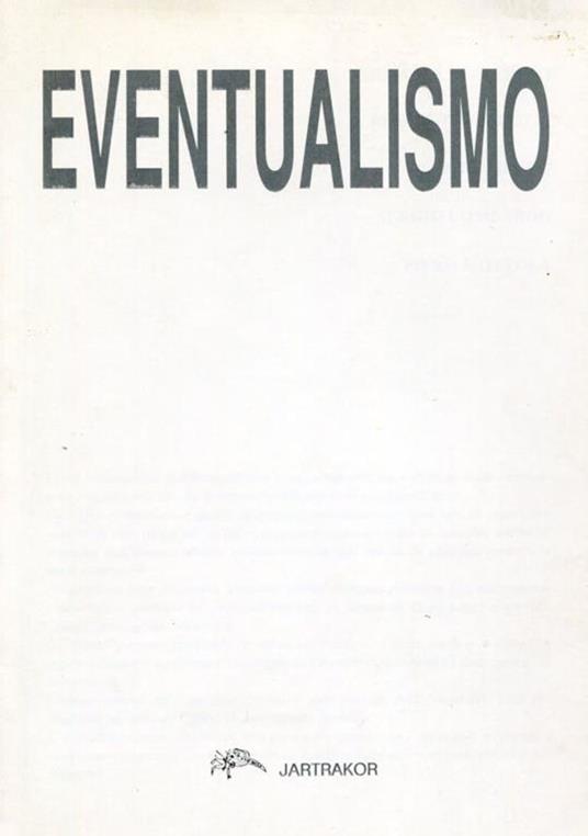 Eventualismo - copertina