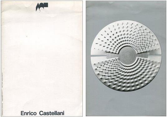 Enrico Castellani. Galleriaforma 1972 - Enrico Castellani - copertina