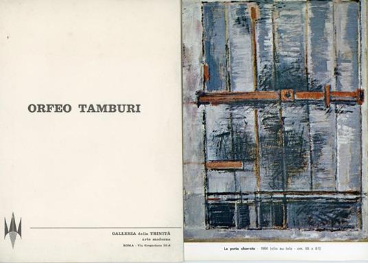 Orfeo Tamburi. Opere 1960-1964 - Orfeo Tamburi - copertina