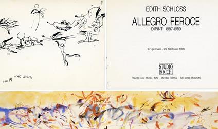 Edith Scloss. Allegro feroce. Dipinti 1987-1989 - copertina