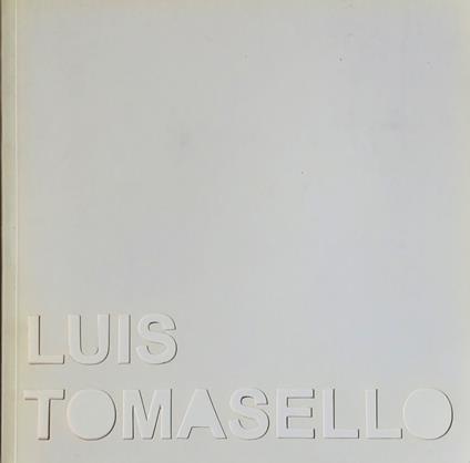 Luis Tomasello - copertina