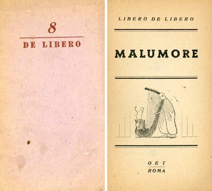 Malumore - Libero De Libero - copertina