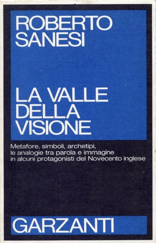 La valle della visione - Roberto Sanesi - copertina