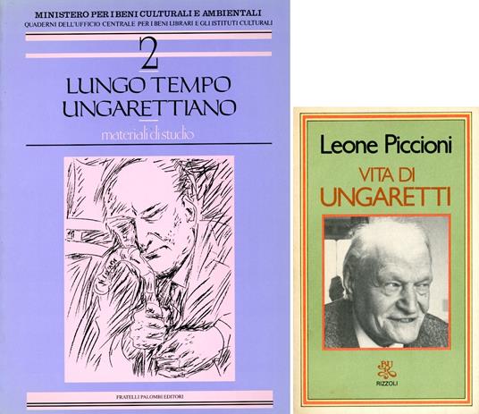 Lungo tempo ungarettiano - Giuseppe Ungaretti - copertina