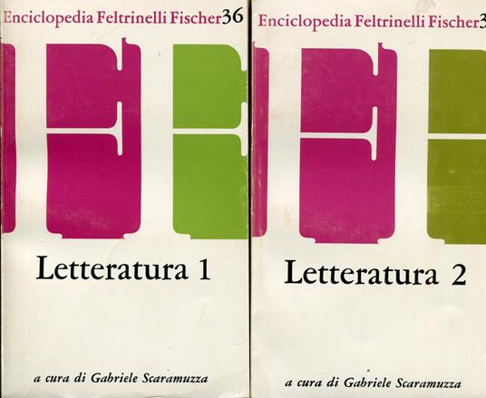 Letteratura 1 - Letteratura 2 - Gabriele Scaramuzza - copertina