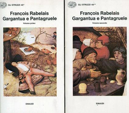 Gargantua e Pantagruele - François Rabelais - copertina