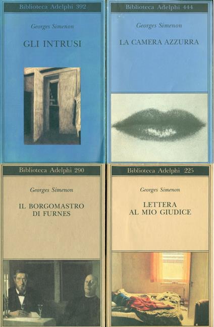 La camera azzurra - Georges Simenon - Libro - Adelphi - Biblioteca Adelphi  | IBS