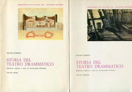 Storia del teatro drammatico - Silvio D'Amico - copertina