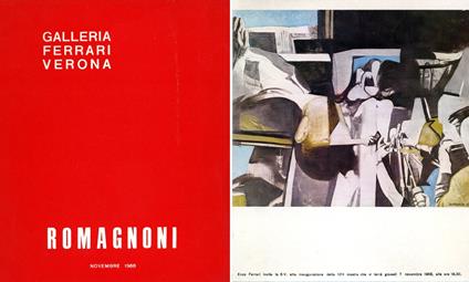 Romagnoni. Galleria Ferrari 1968 - copertina