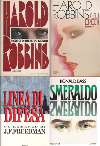 Ricordi di un altro giorno + Gli eredi + 2 libri - Harold Robbins - copertina