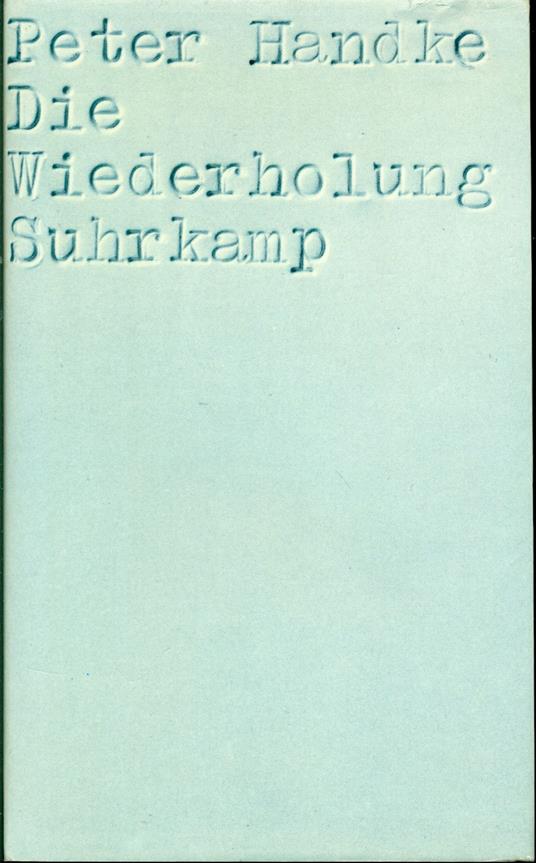 Die Wiederholung - copertina