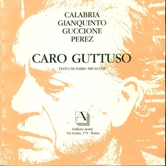 Caro Guttuso - copertina