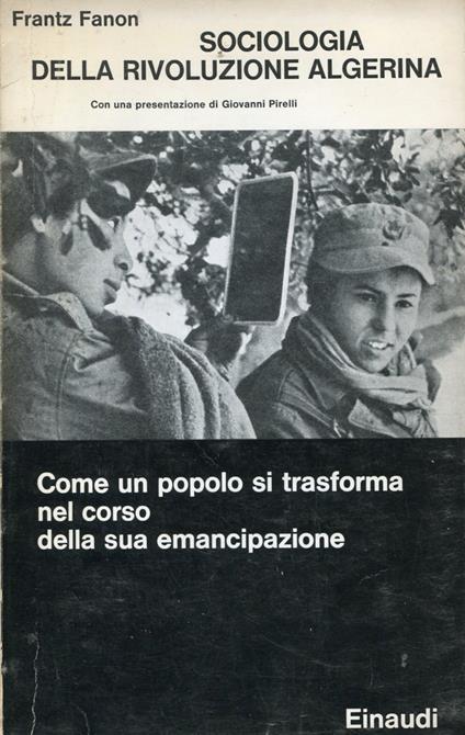 Sociologia della rivoluzione algerina - Frantz Fanon - copertina