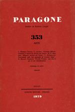 PARAGONE. Arte. Anno XXX - Numero 353 - Luglio 1979