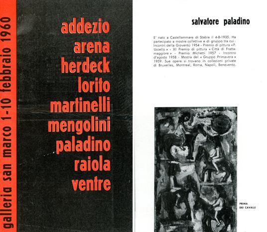 Addezio - Arena - Herdeck - Lorito - Martinelli - Mengolini - Paladino - Raiola - Ventre - copertina