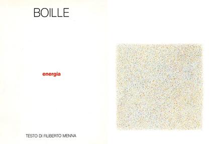 Boille. Energia - Luigi Boille - copertina