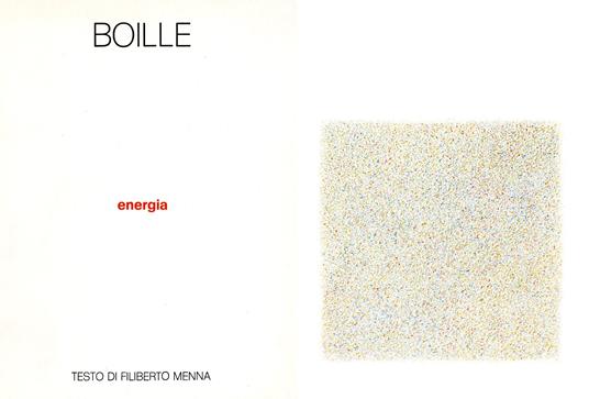 Boille. Energia - Luigi Boille - copertina