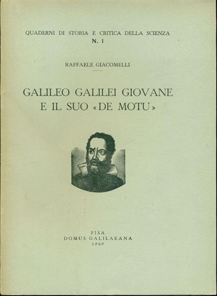 Galileo Galilei giovane e il suo "De motu" - copertina