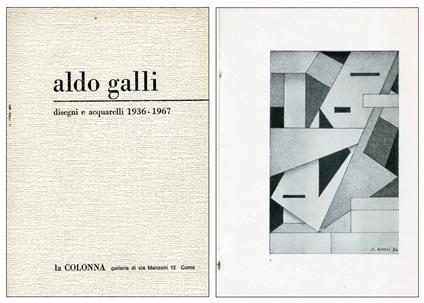 Aldo Galli. Disegni e acquerelli 1936-1967 - copertina