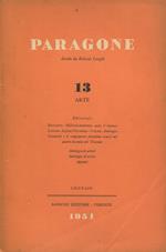 PARAGONE. Arte. Anno II - Numero 13 - Gennaio 1951