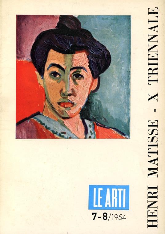 Le Arti. Anno V, n. 7/8, 1954 - Garibaldo Marussi - copertina