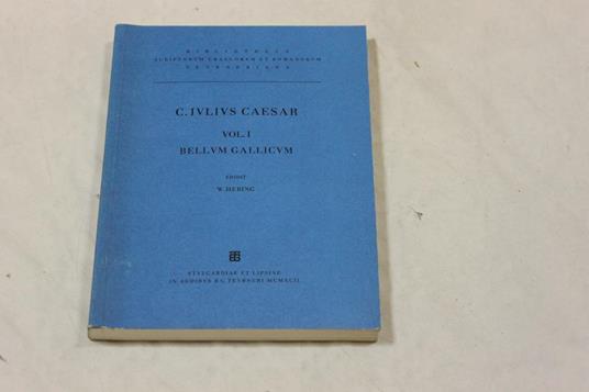 C. Ivlivs Caesar. Bellvm Gallicvm - Giulio Cesare - copertina