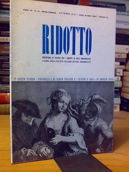 Ridotto - Rassegna Di Teatro - Ottobre 1957 - copertina