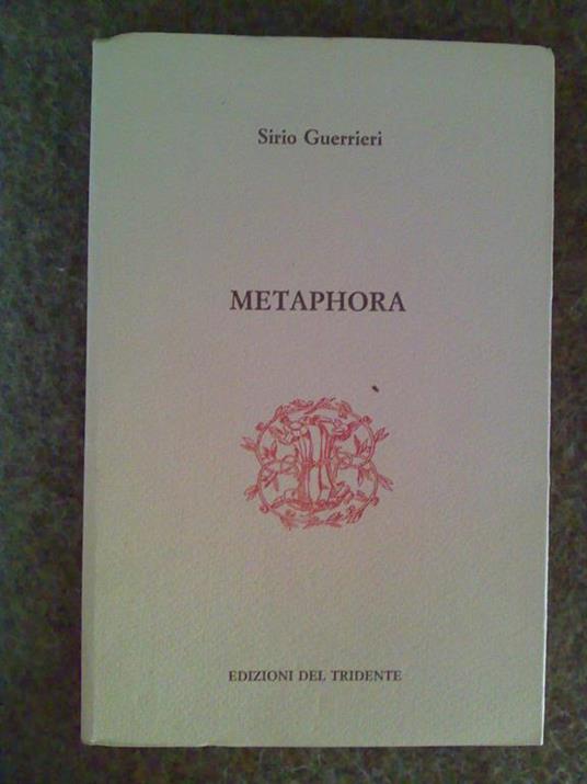 Sirio Guerrieri - METAPHORA - 1992 - copertina