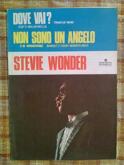 Stevie Wonder - Non Sono Un Angelo - 1968 - copertina